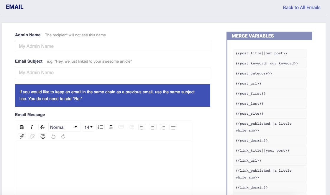 email-draft drafting emails in postaga