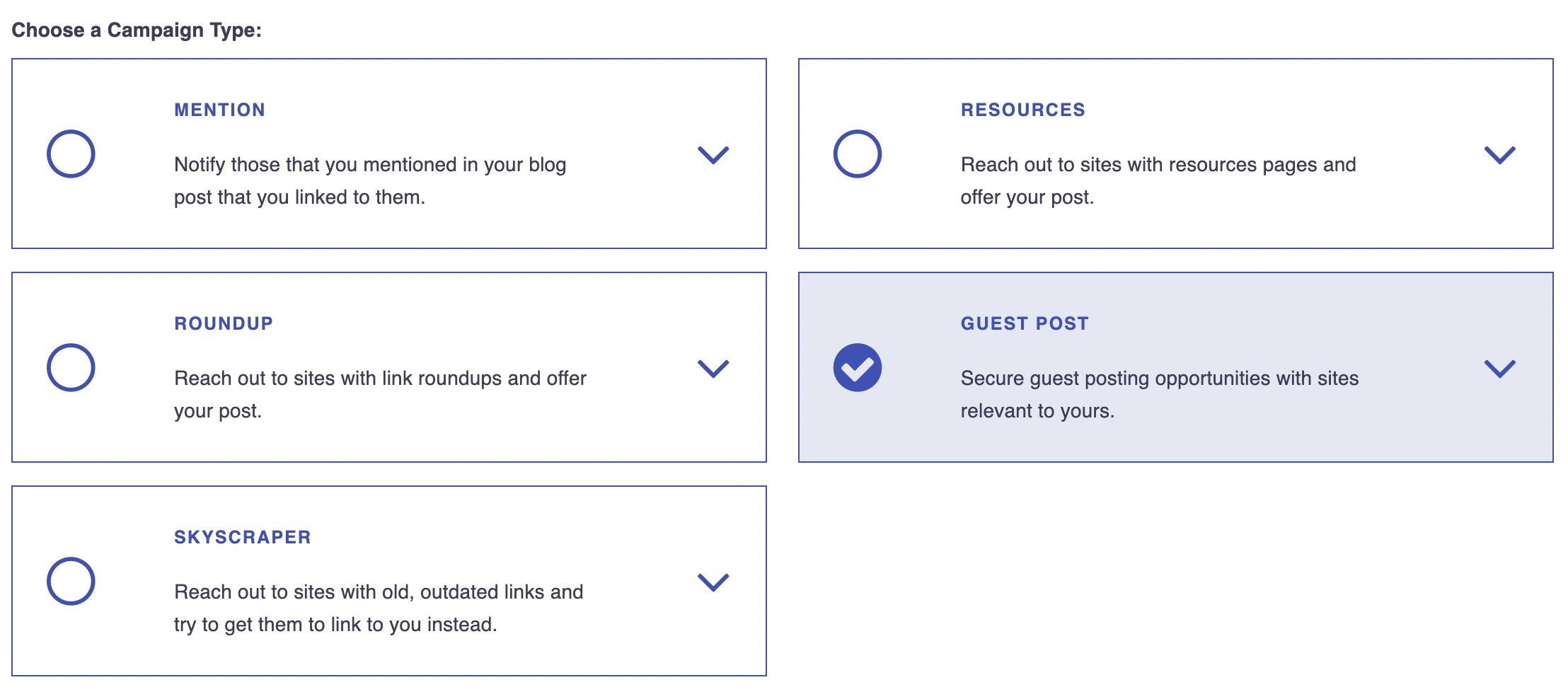 Postaga Campaign Type - Guest Post