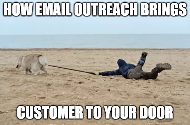 email outreaching startup meme