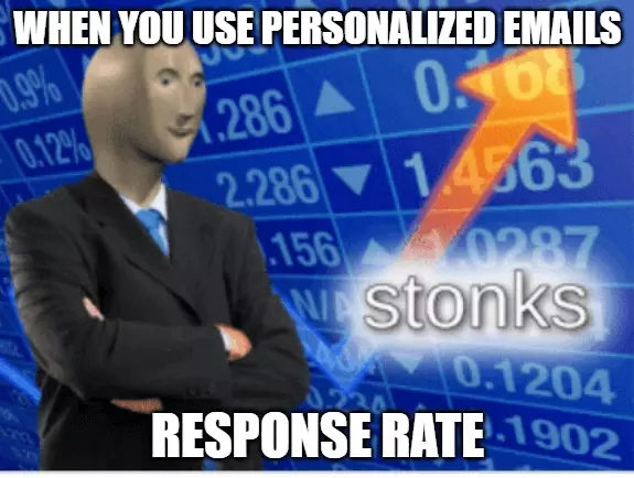 personalized stonks meme
