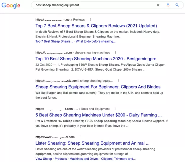 blogger outreach guide google searching sample