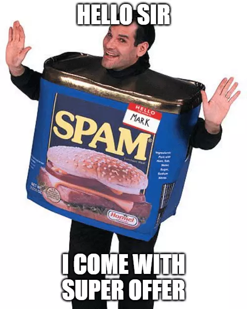 no spam offer hello sir