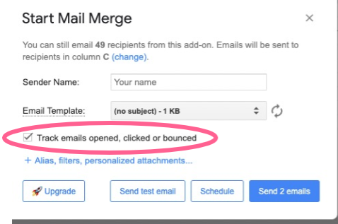 12 enable tracking yamm
