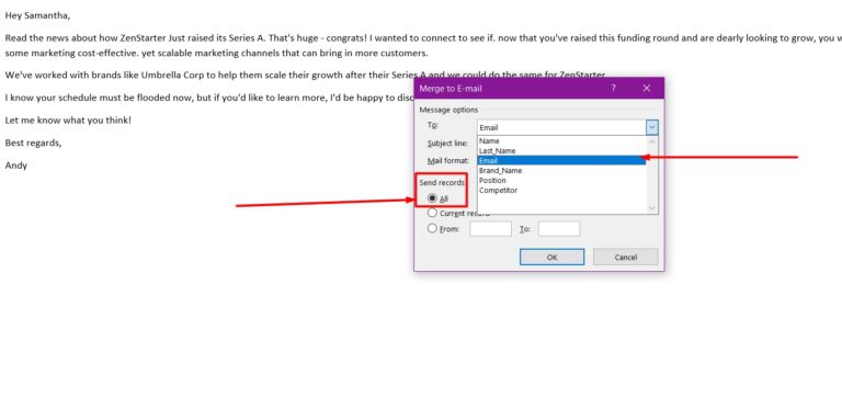 The Ultimate Guide To Personalized Mail Merge In Outlook Postaga 7154