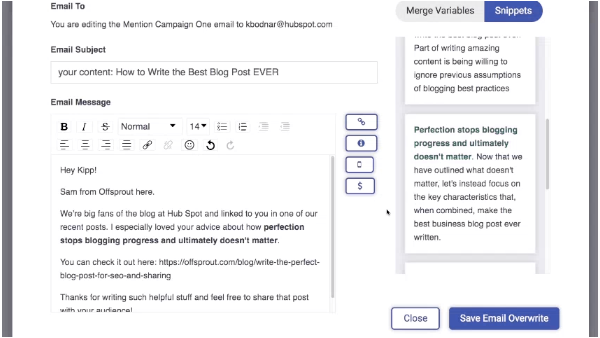 email template automation