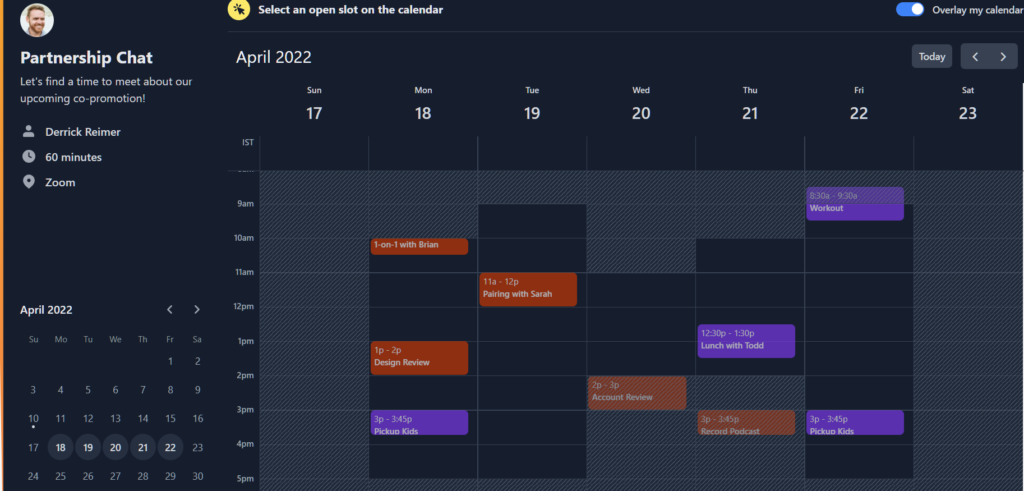 Another meeting scheduler for outbound sales.