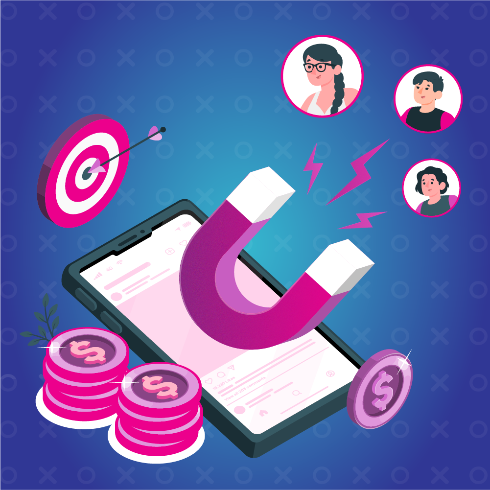 Graphic Illustration on Lead Generation.