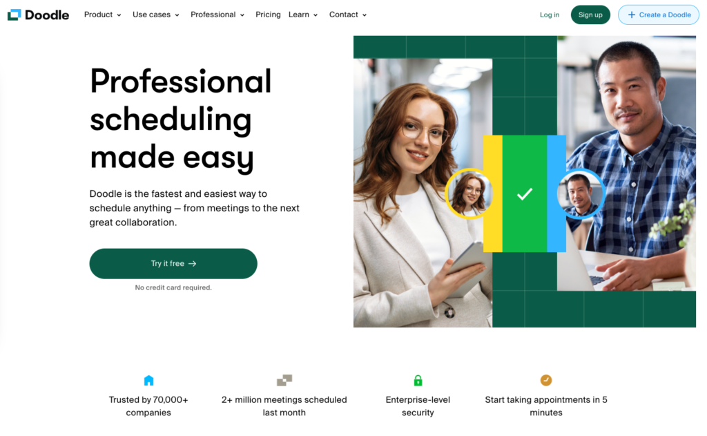 Enterprise-level sales meeting scheduler/