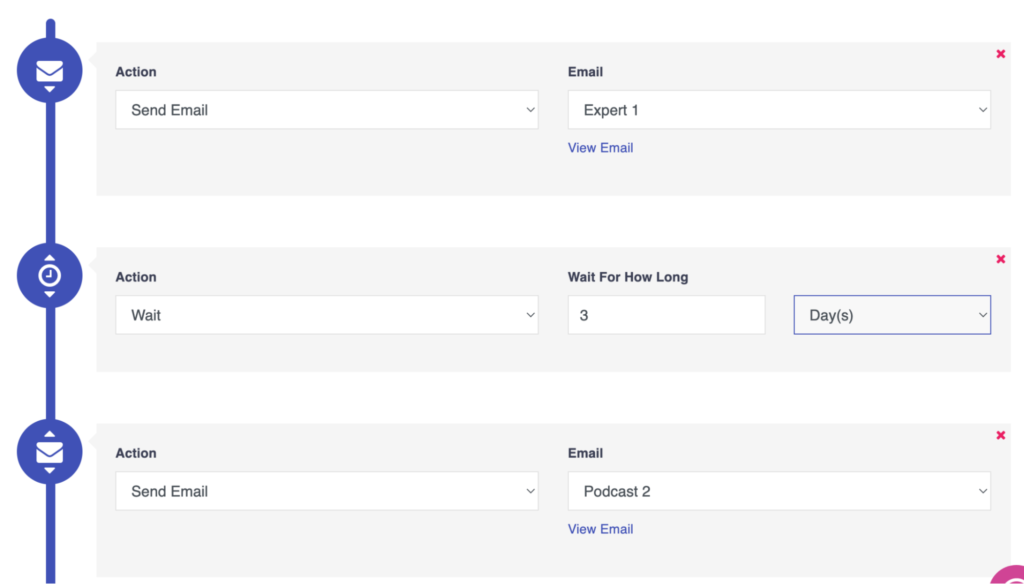 Cold email campaign template. 