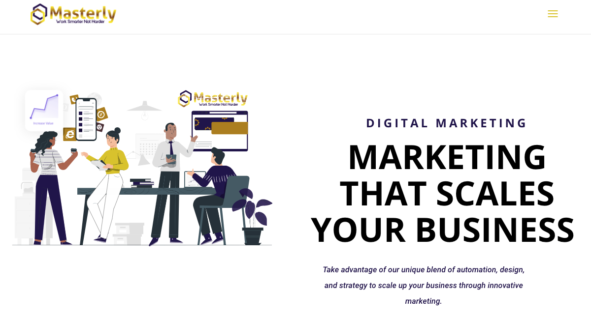 Masterly - a digital marketing agency that uses Postaga to help streamline their link building outreach campaigns and save hours each week