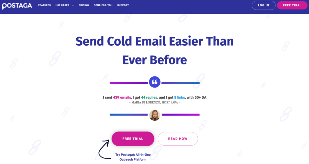 Postaga - the best outbound sales tool for email outreach.