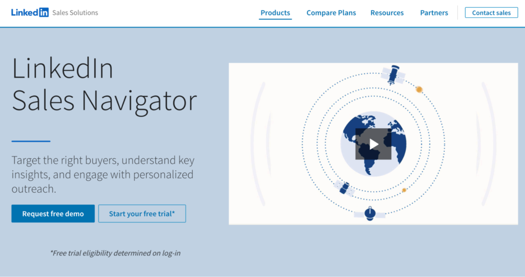 LinkedIn Sales Navigator.