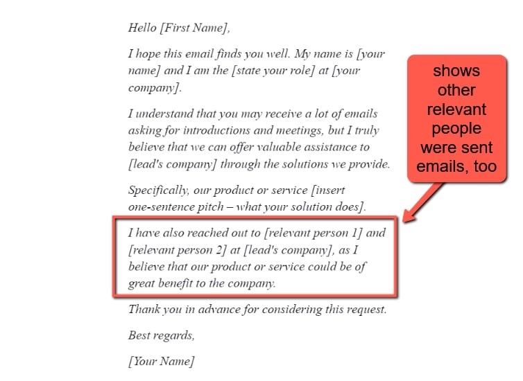 right person cold email template